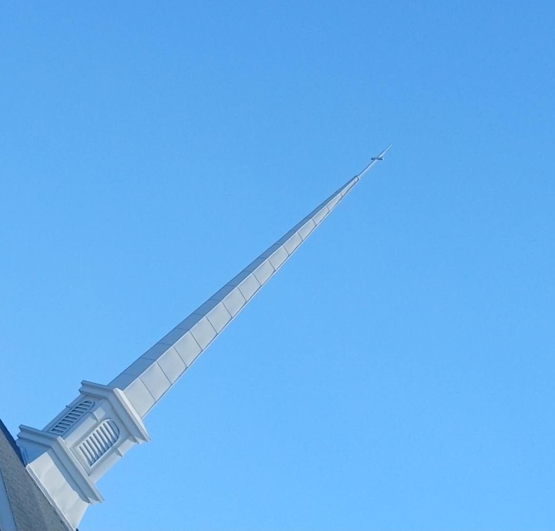 Local landmark steeple representing our community values