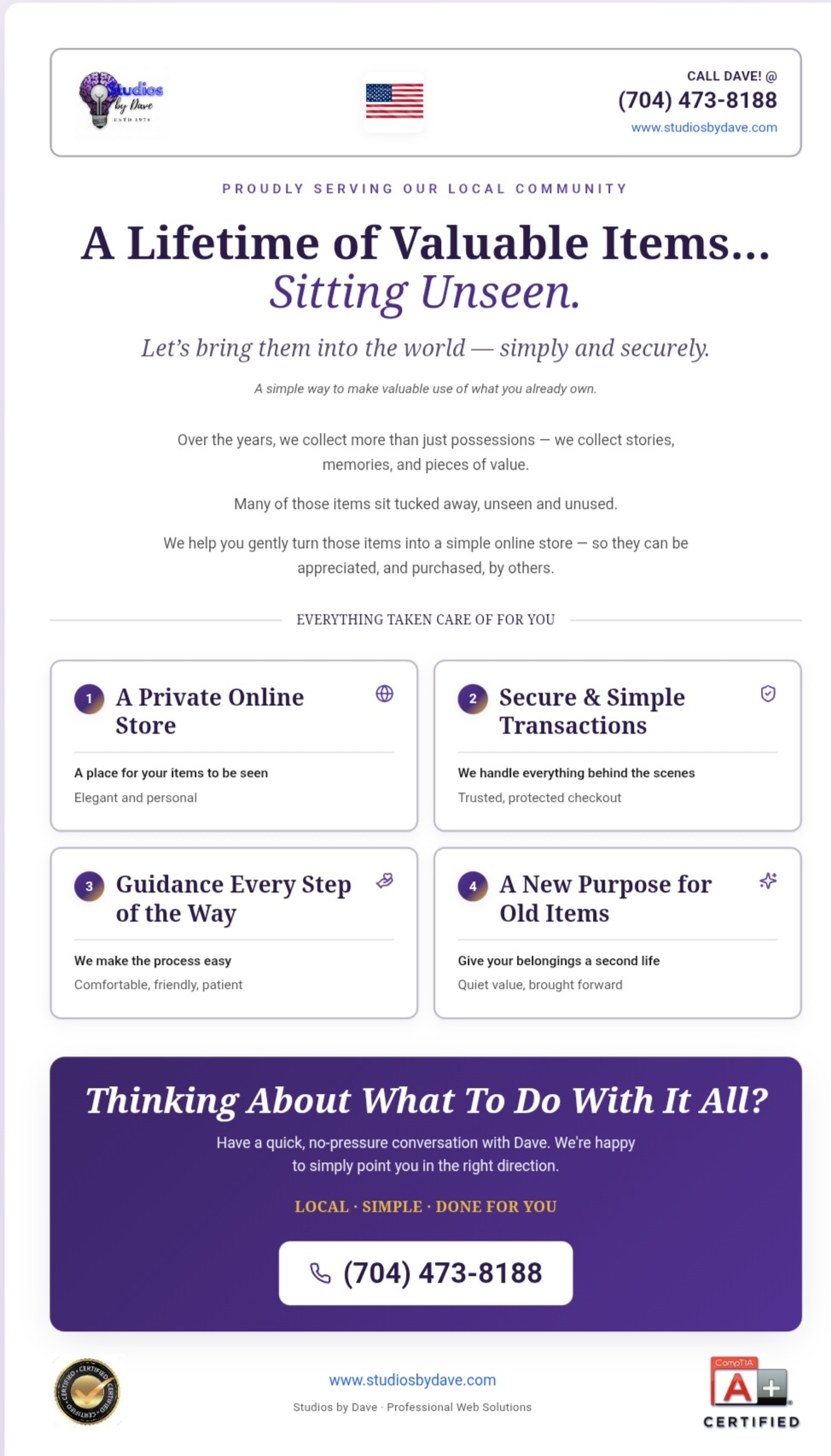 Premium E-commerce Solutions Flyer - Shopify stores and custom domains for online businesses